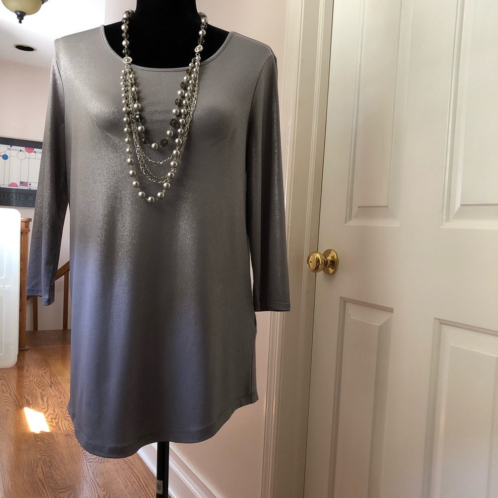 Chico’s Metallic Tunic